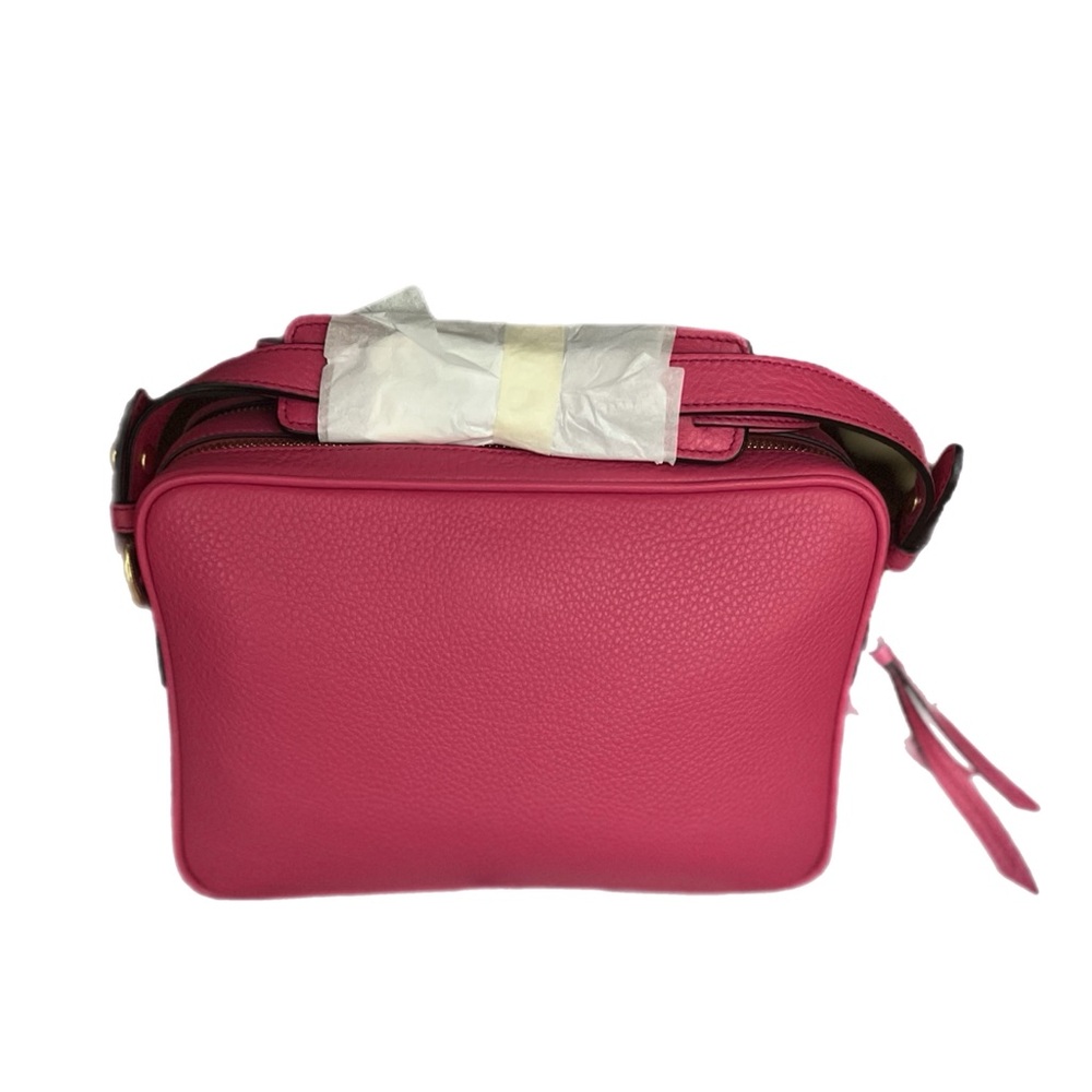 Authentic Prada Peonia Pink Vitello Phenix Leather Double Zip Crossbody … - Picture 6 of 16
